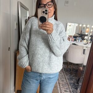 Cozy Gray Women's Sweater